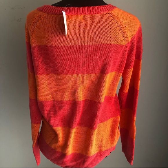 Joe Fresh Pullover Sweater Striped Long Sleeve   Size M - Picture 8 of 8